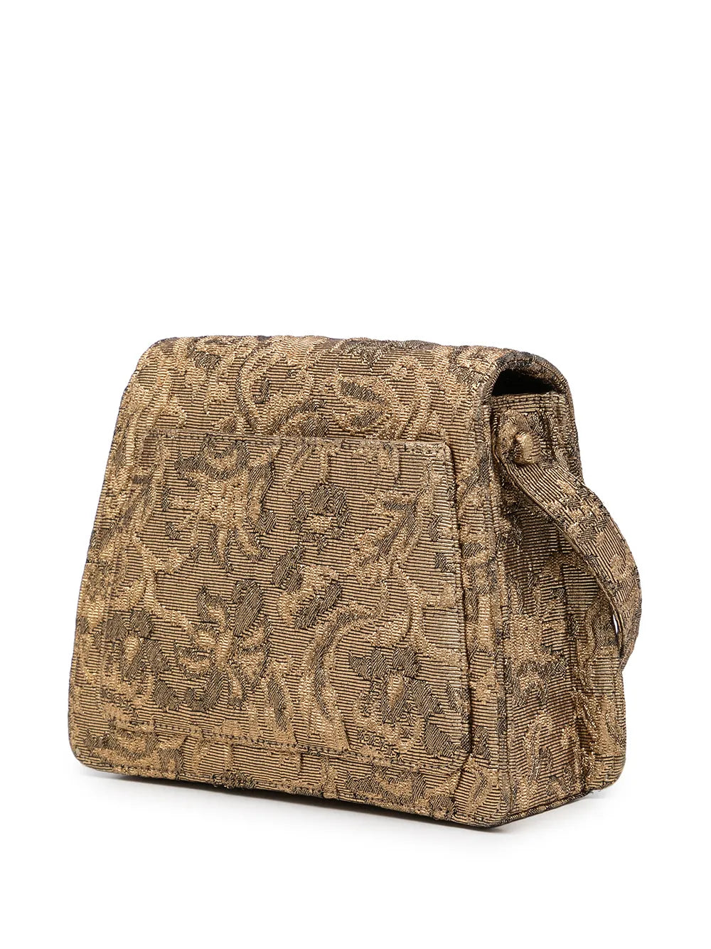 1998 CC floral-jacquard handbag