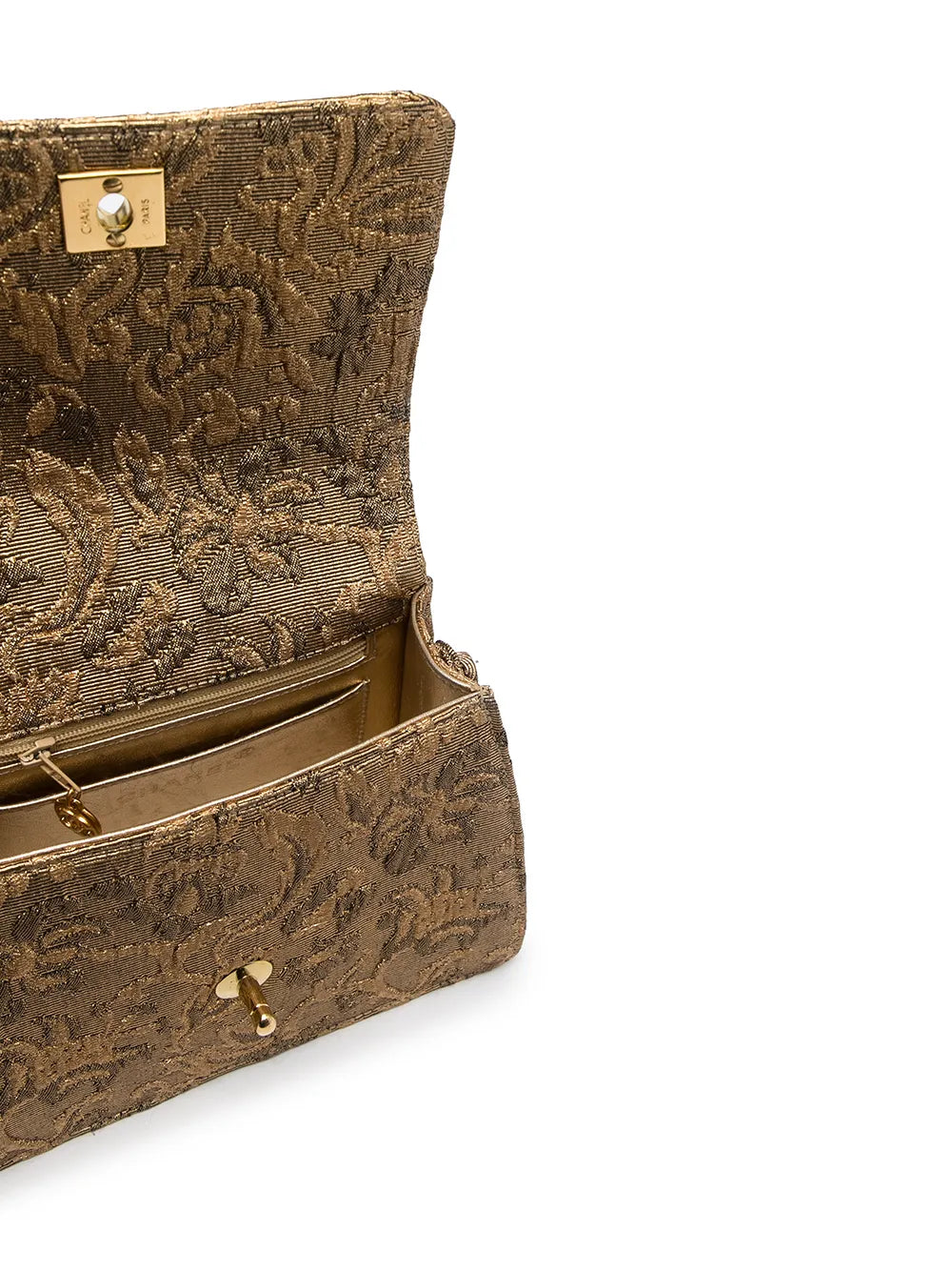1998 CC floral-jacquard handbag