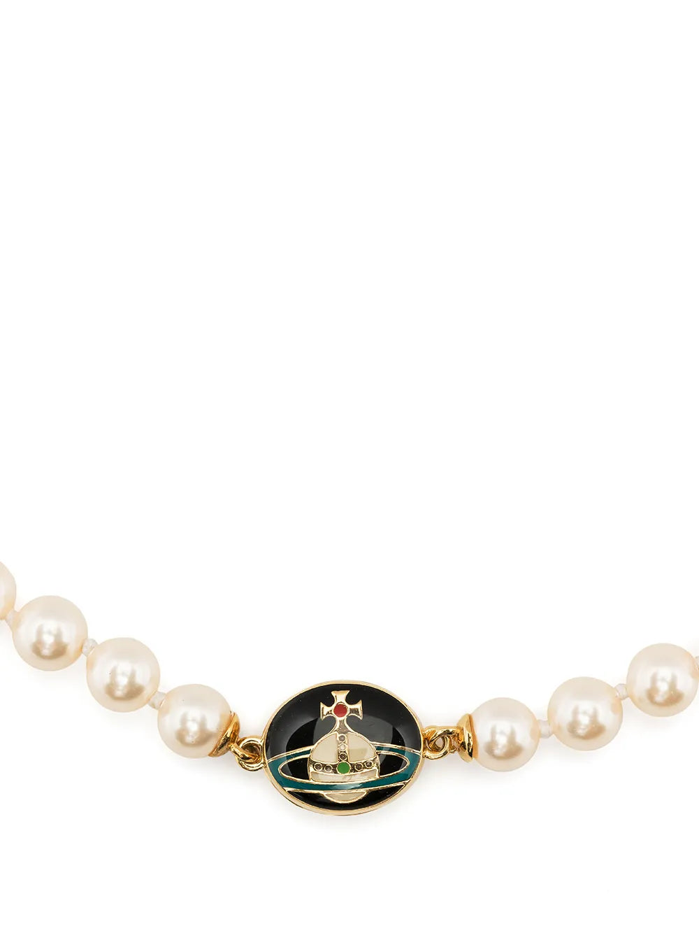 Loelia faux-pearl necklace