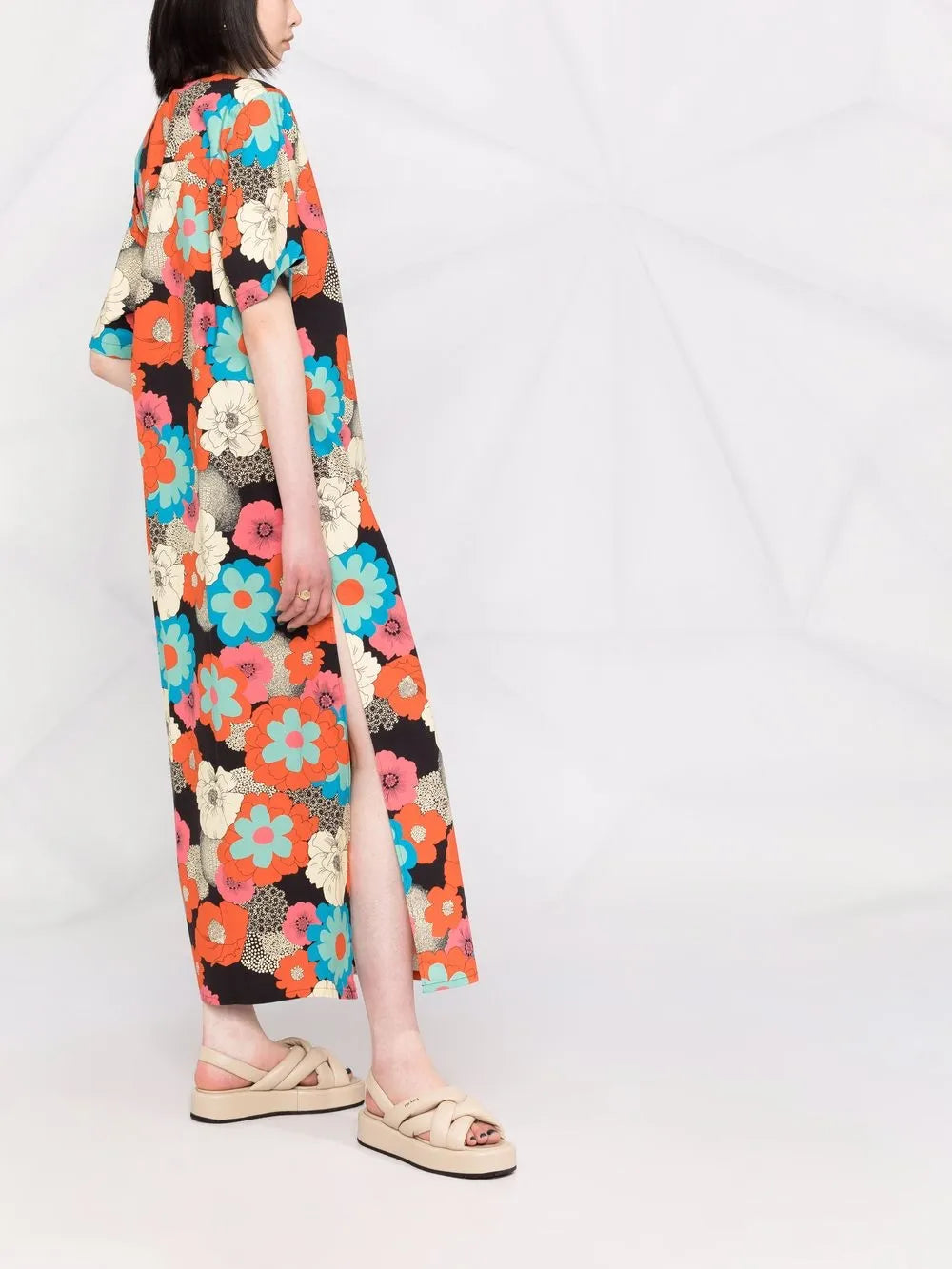 Bowling floral shirtdress