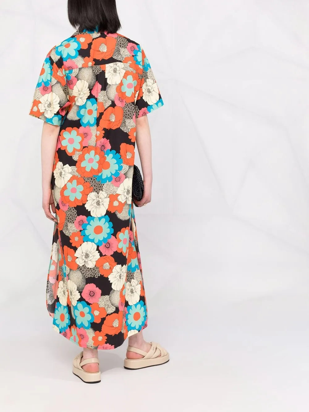Bowling floral shirtdress