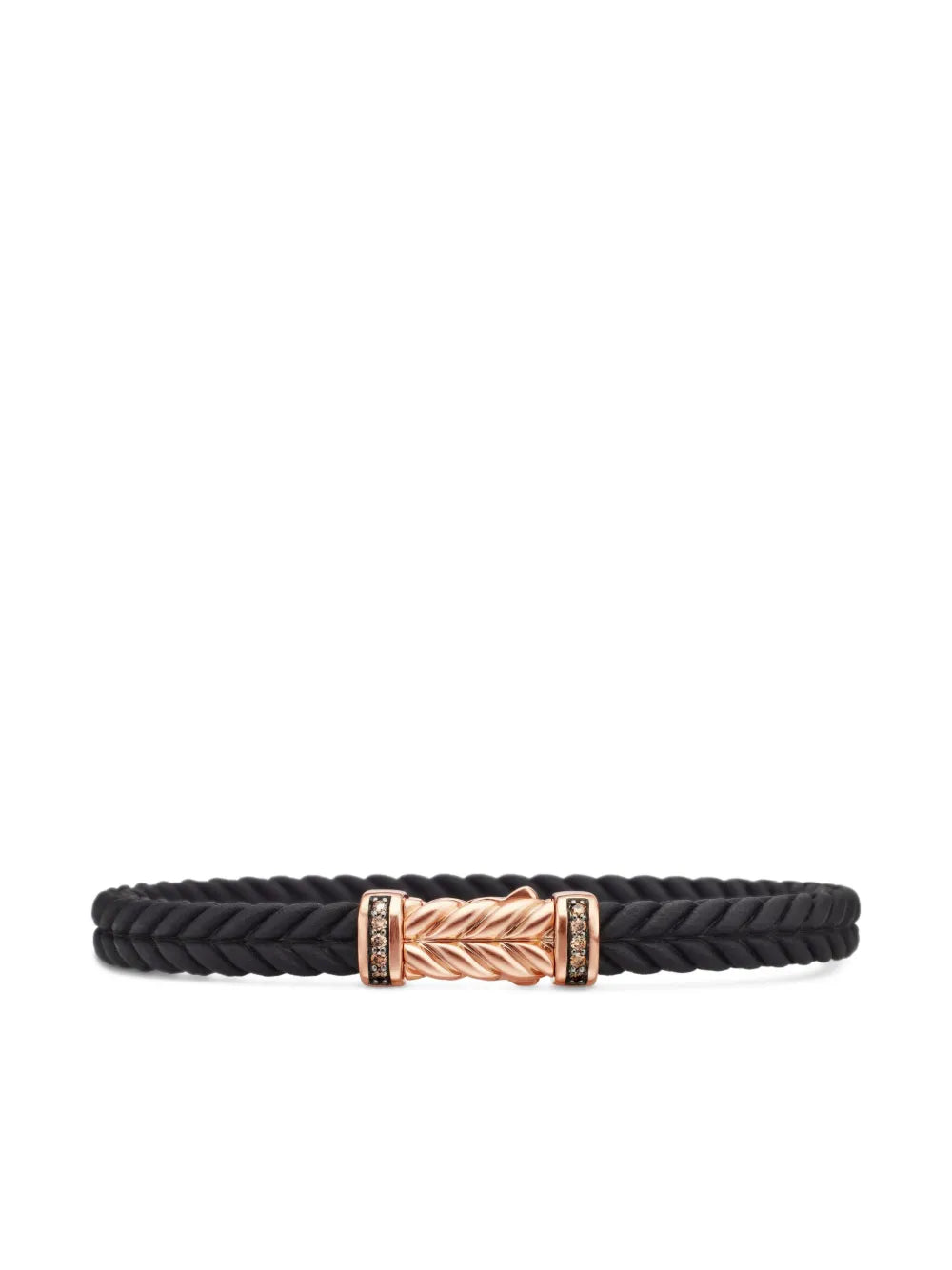 18kt rose gold Chevron bracelet (6mm)