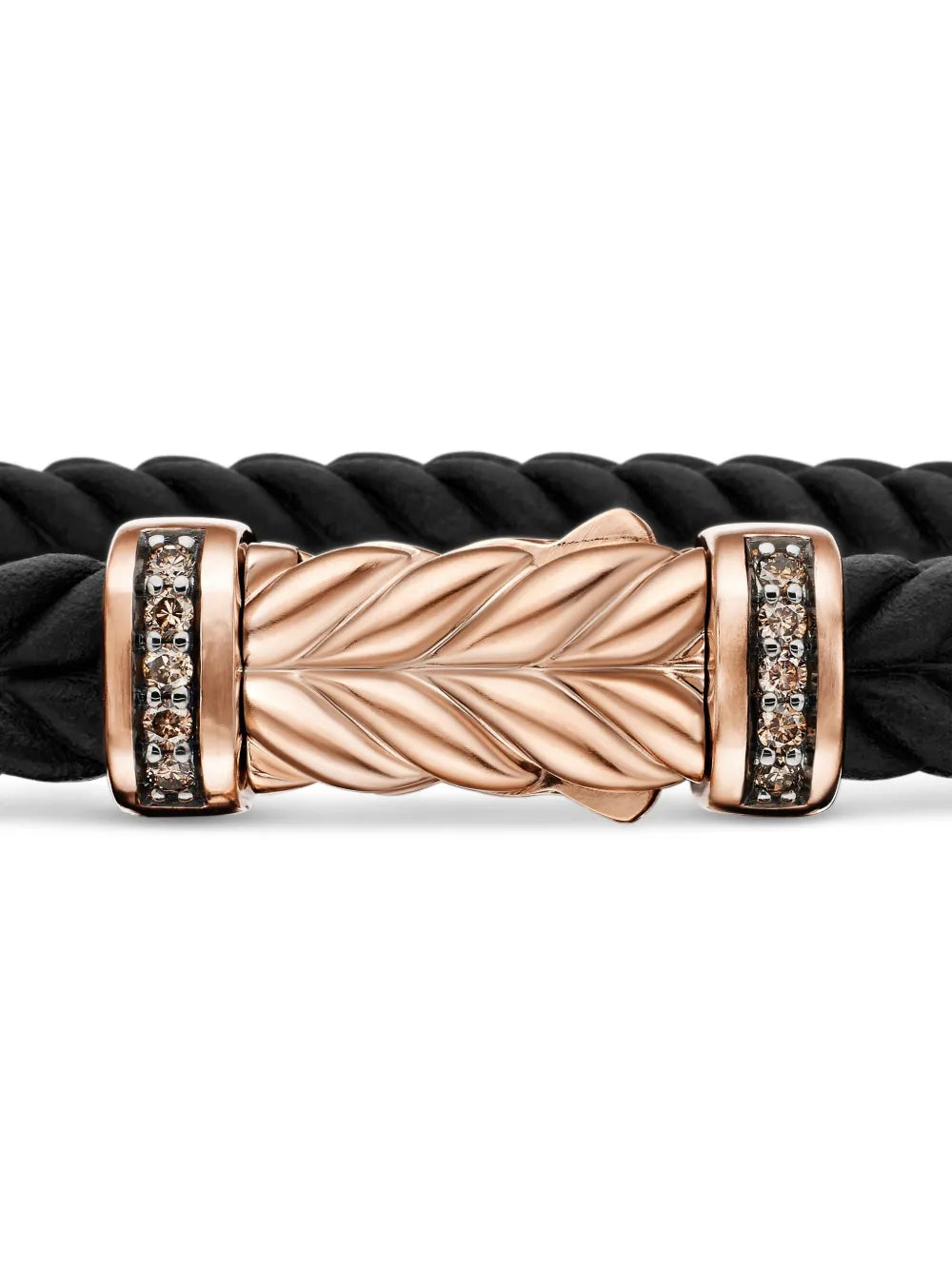 18kt rose gold Chevron bracelet (6mm)