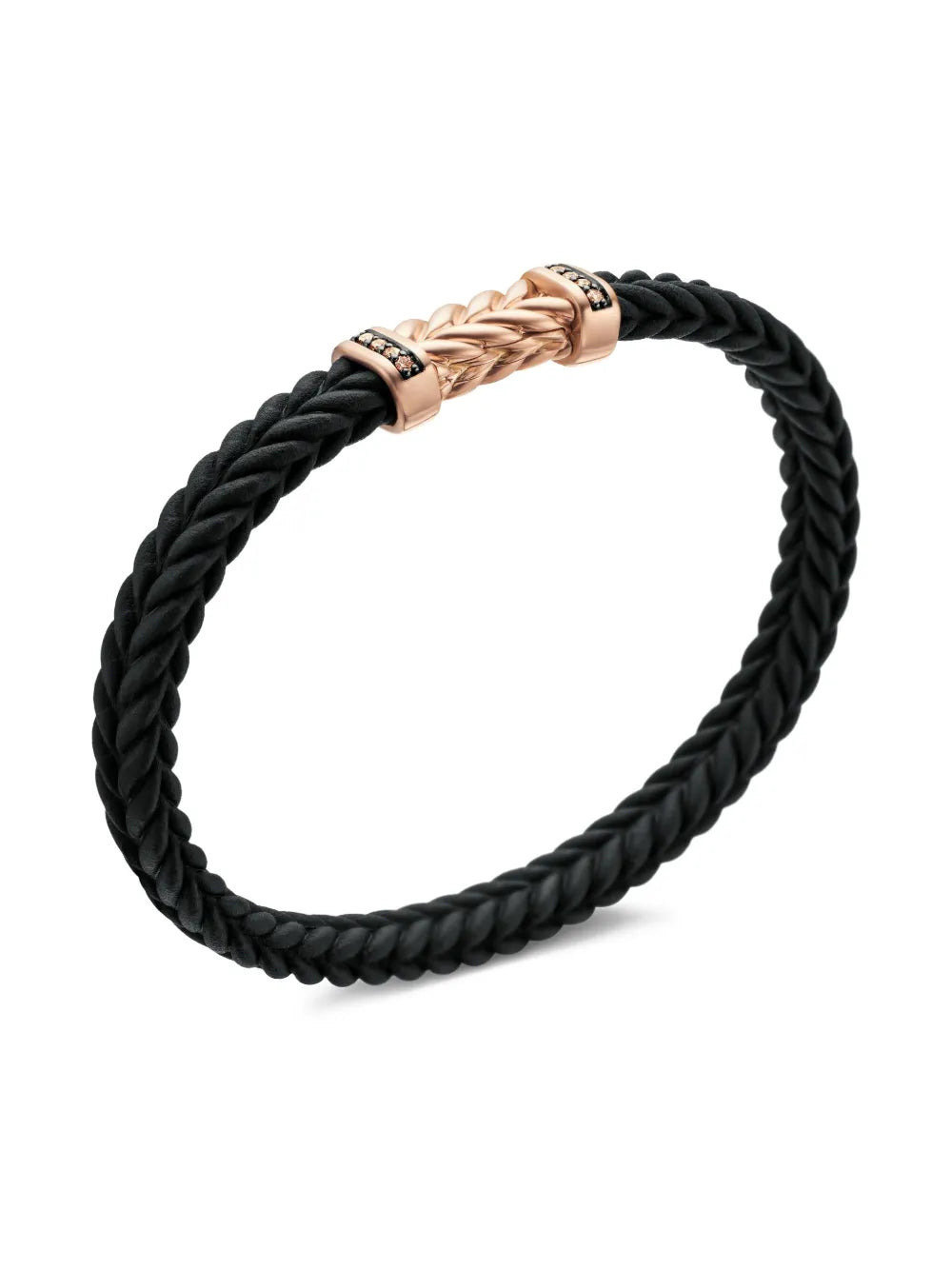 18kt rose gold Chevron bracelet (6mm)