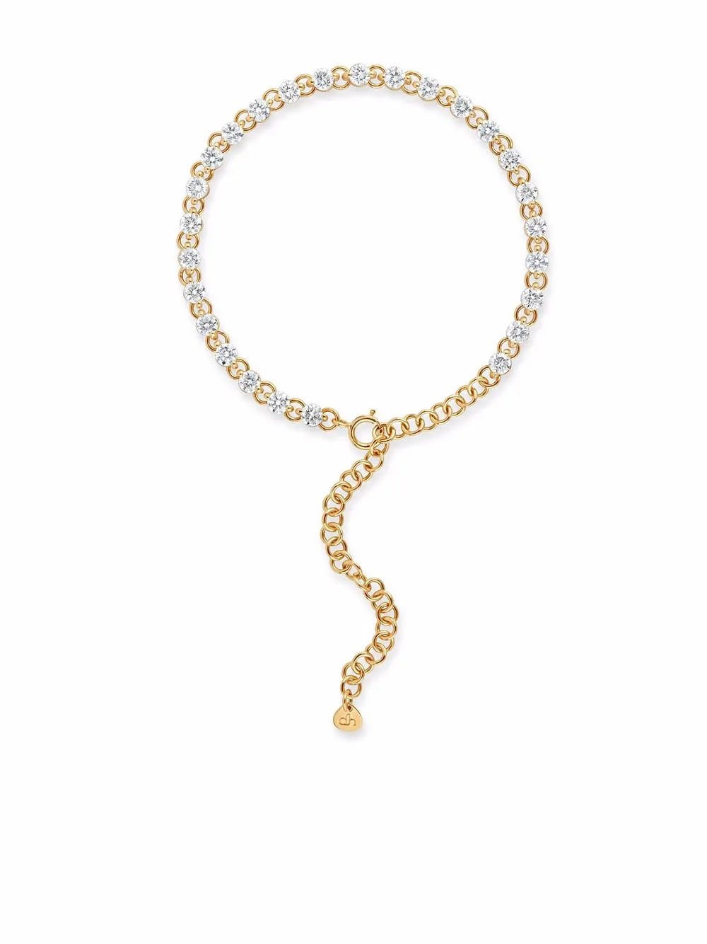14kt yellow gold Shuga diamond tennis bracelet