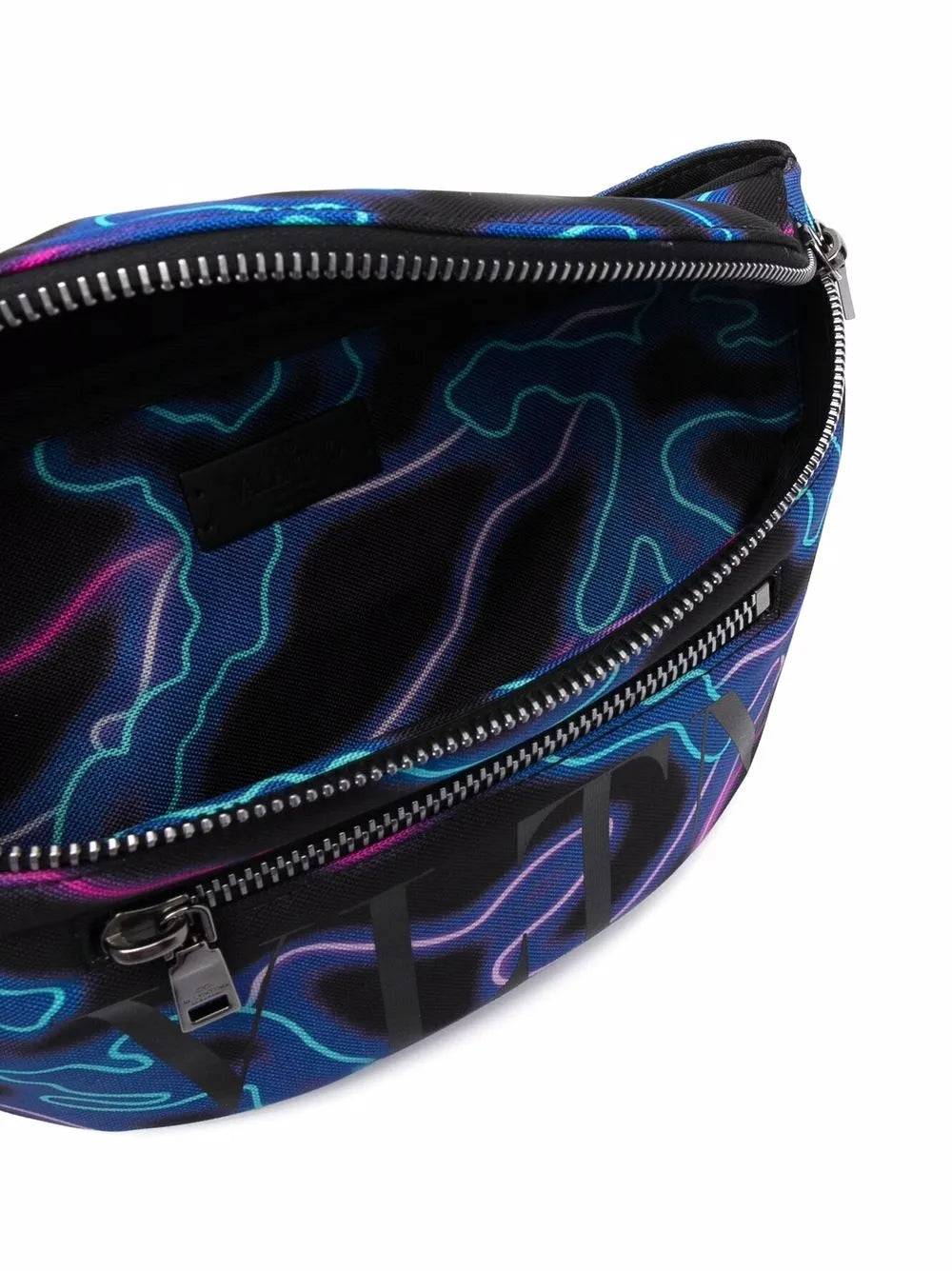 Neon Camou-print belt bag