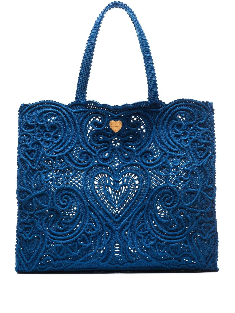 large Beatrice cordonetto-lace tote bag
