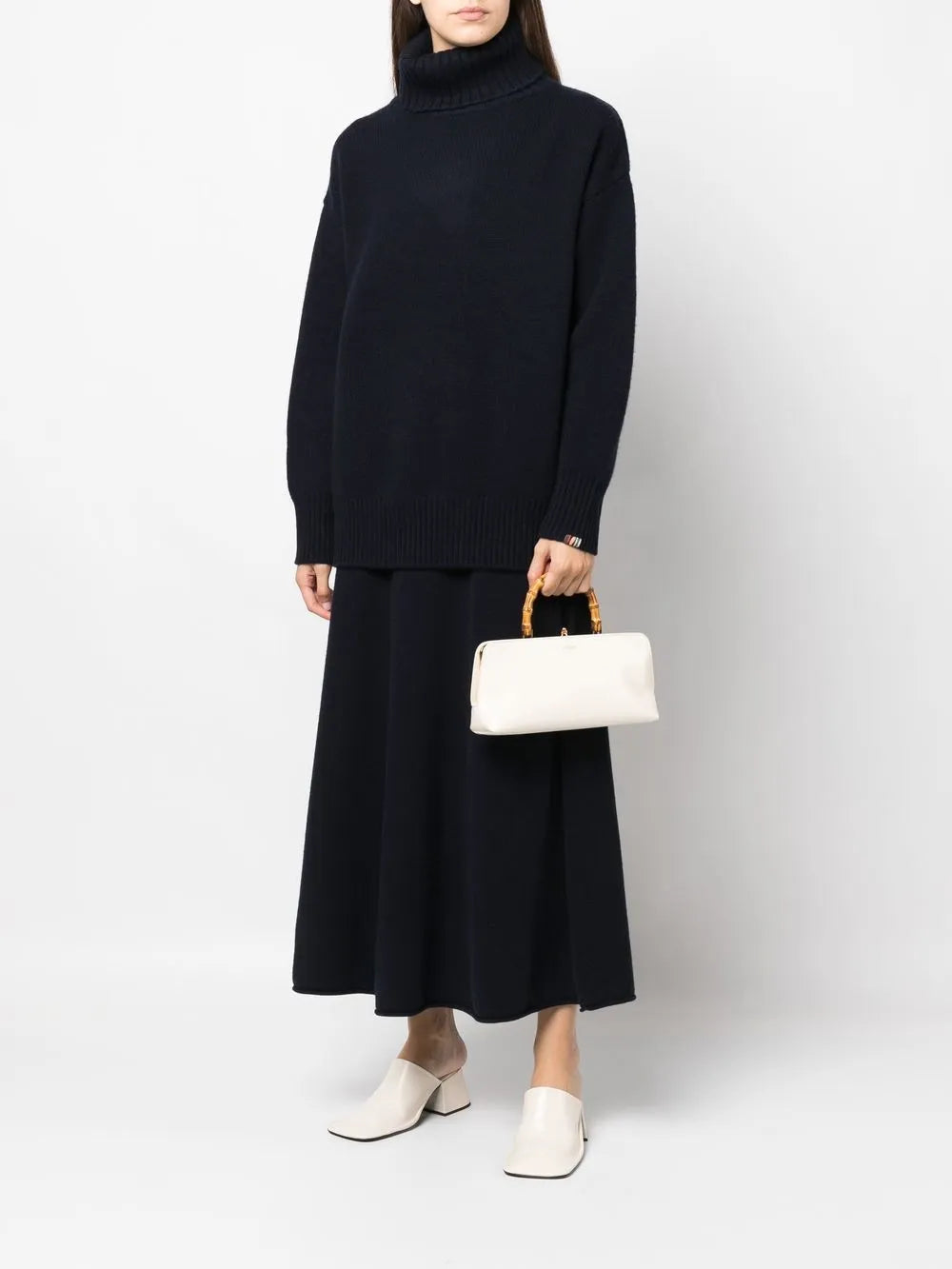 Goji leather tote bag