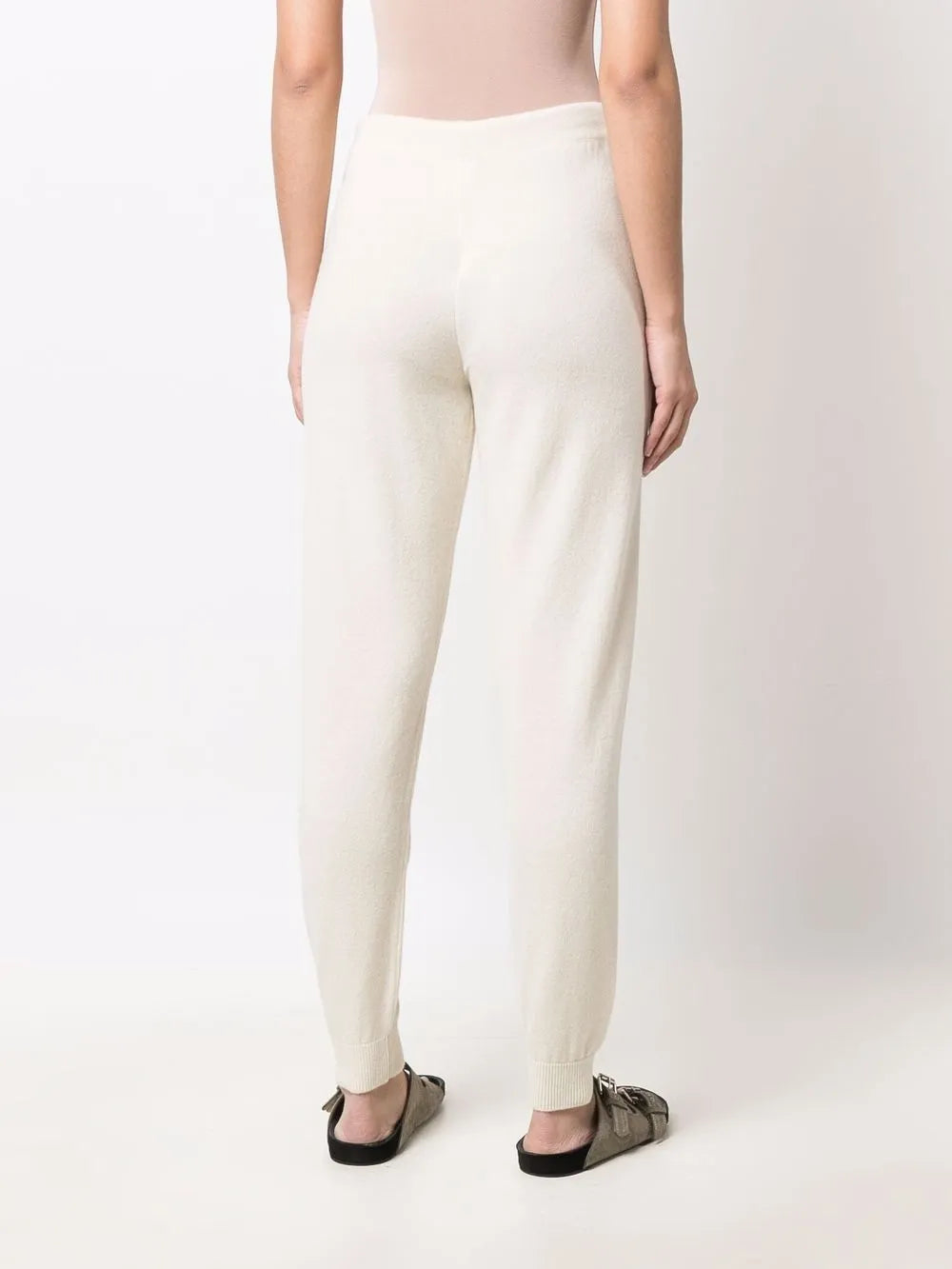 drawstring cashmere leggings