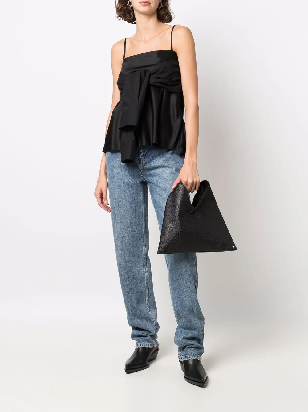 Japanese leather tote bag