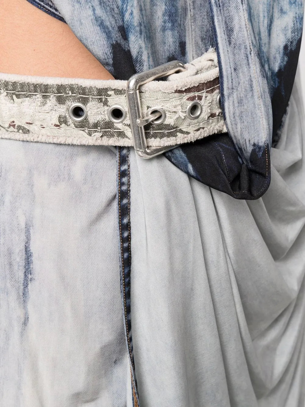 D-Hanne asymmetric denim dress