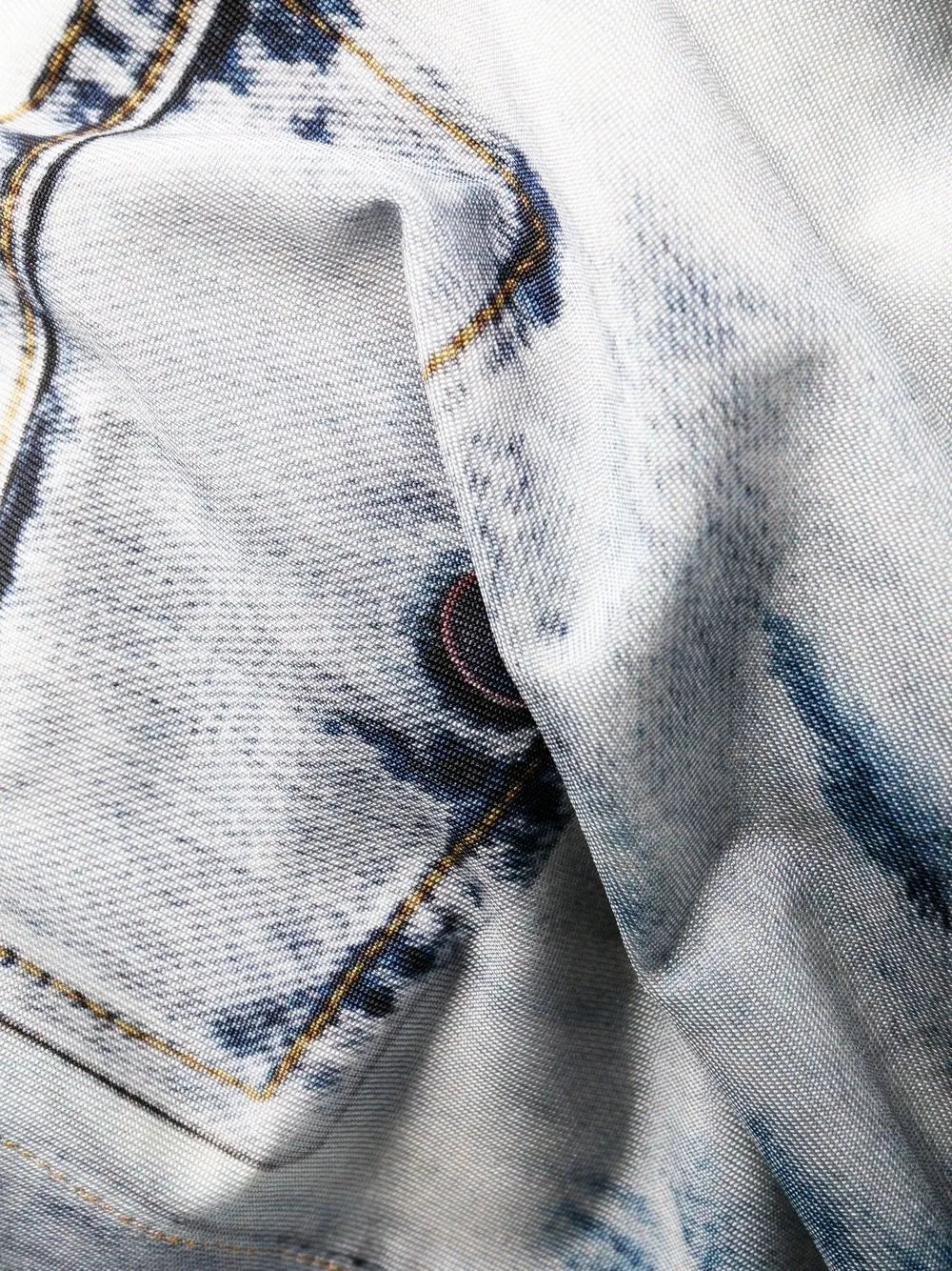 D-Hanne asymmetric denim dress