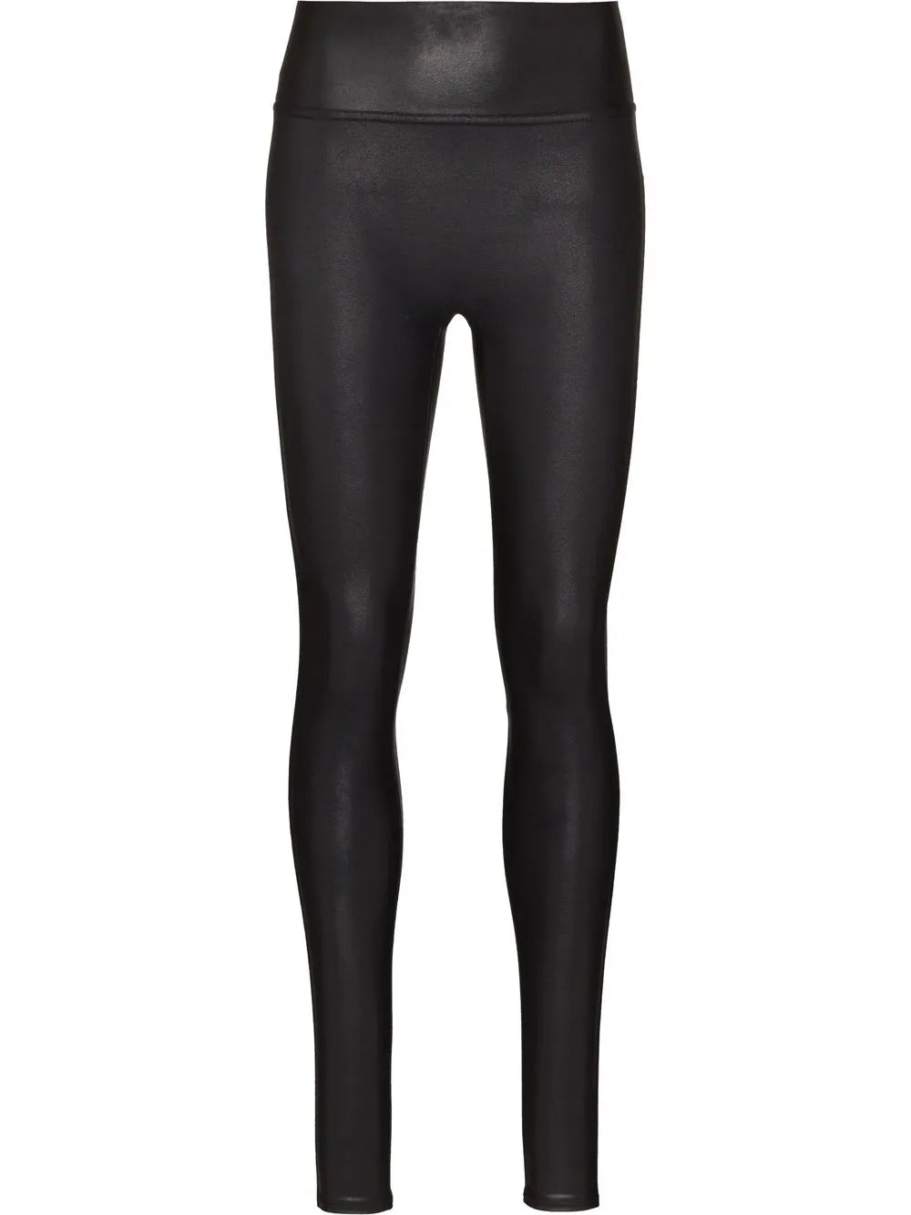 faux-leather leggings