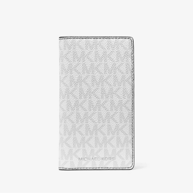 Michael Kors Cooper Large Logo Bi-Fold Card Case Bright White