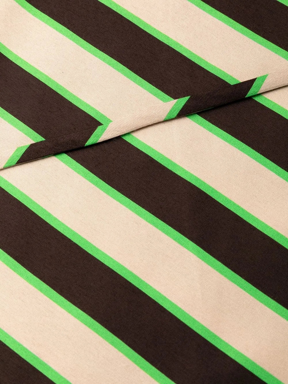 chevron-print rear-tie dress