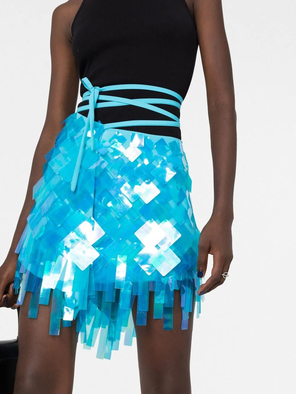Aurelie embellished mini skirt