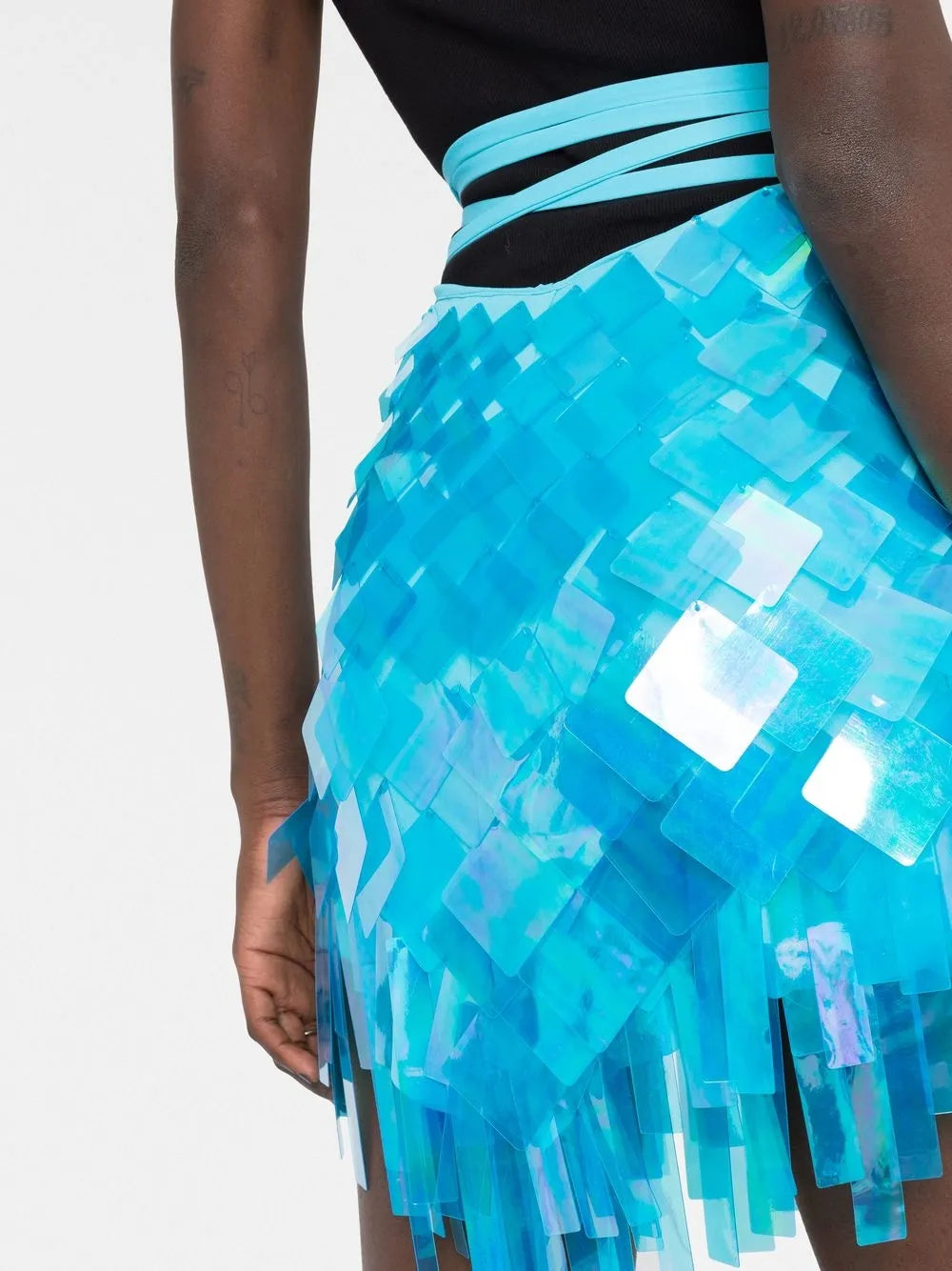 Aurelie embellished mini skirt