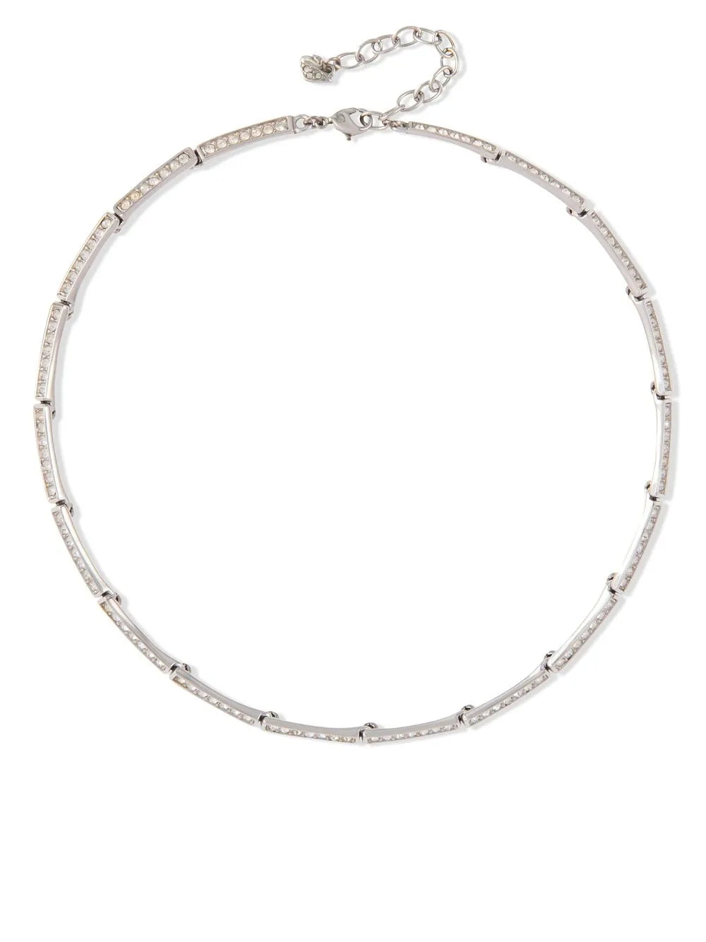 1990s Swarovski crystal-embellished necklace