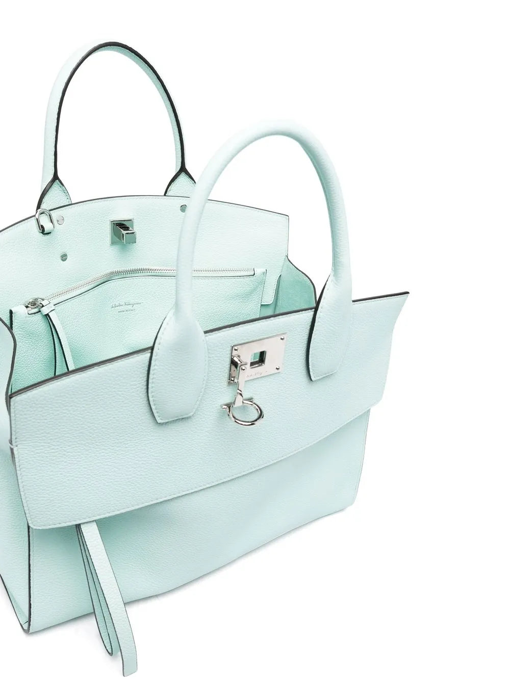 Gancini-clasp tote bag