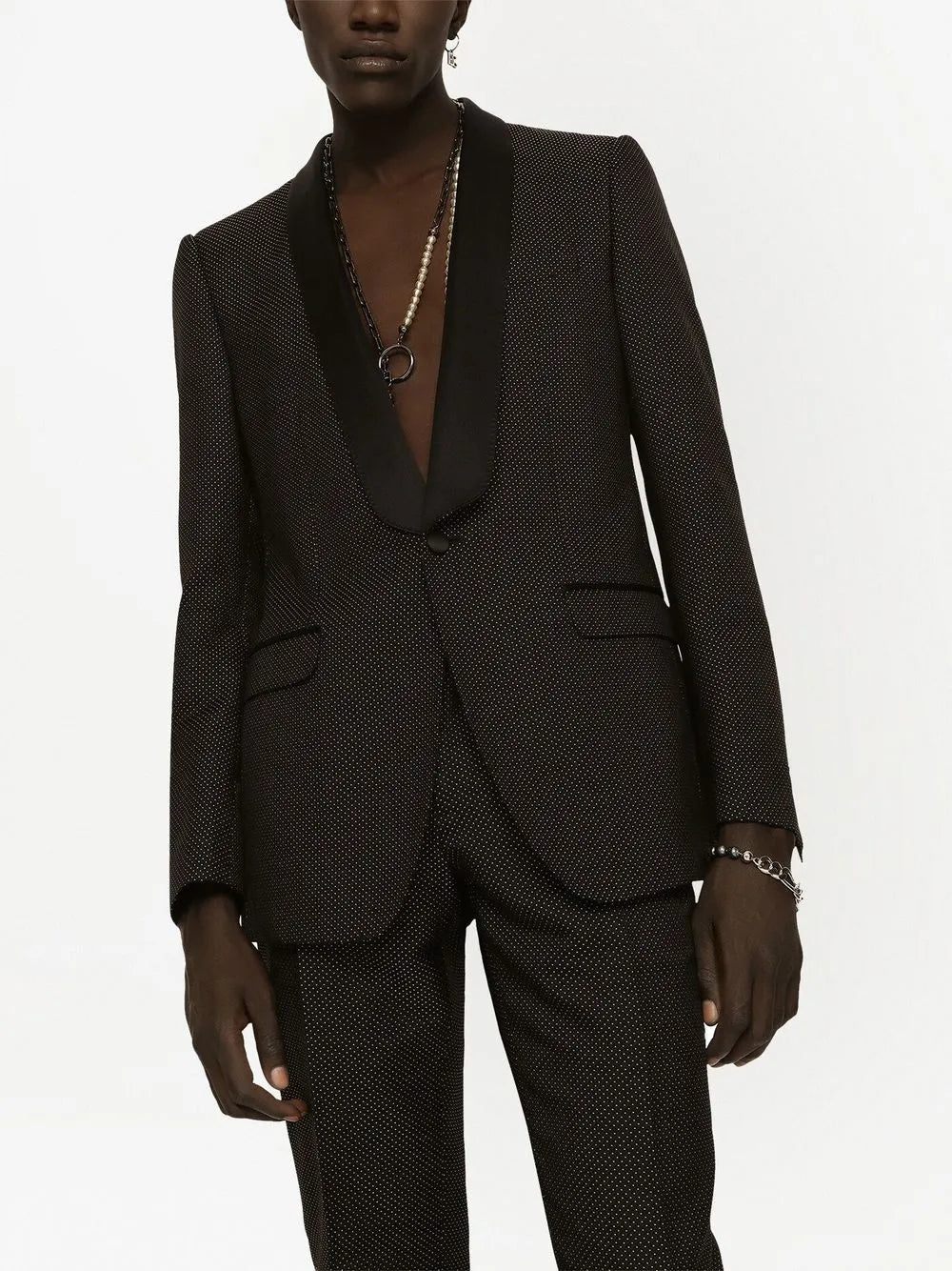 Martini-fit tuxedo suit