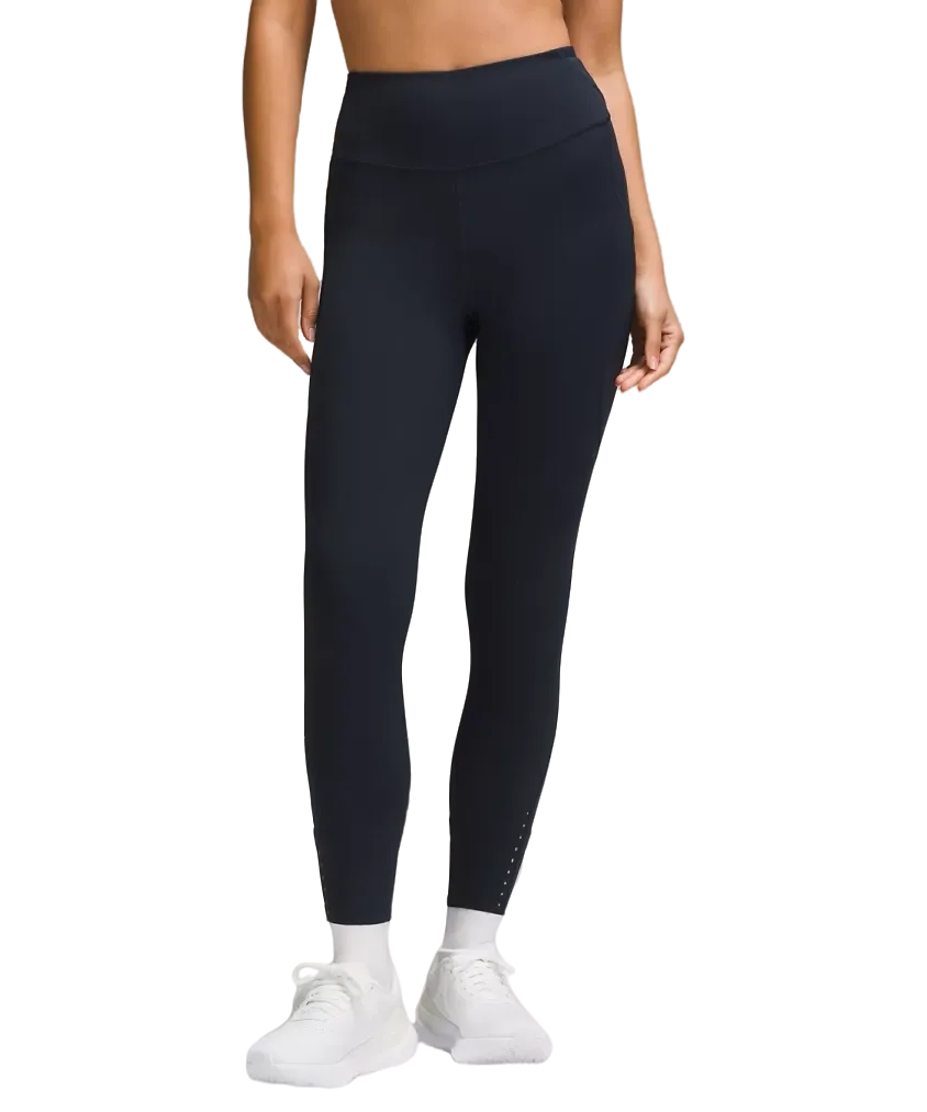  Lululemon Fast and Free High-Rise Tight 25” Pockets Updated True Navy 