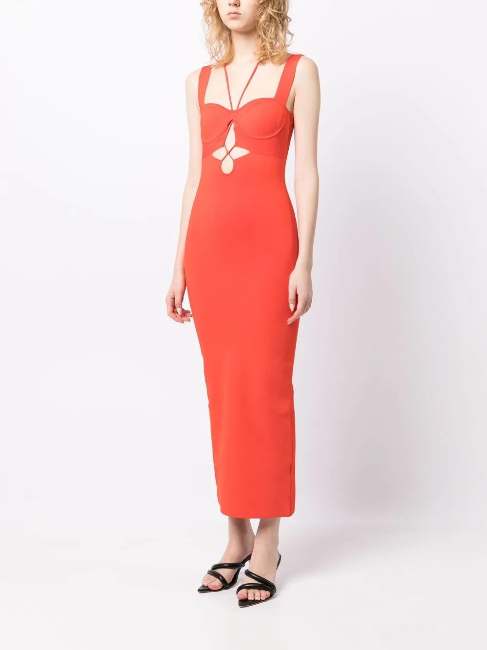 Kali cutout-detail dress
