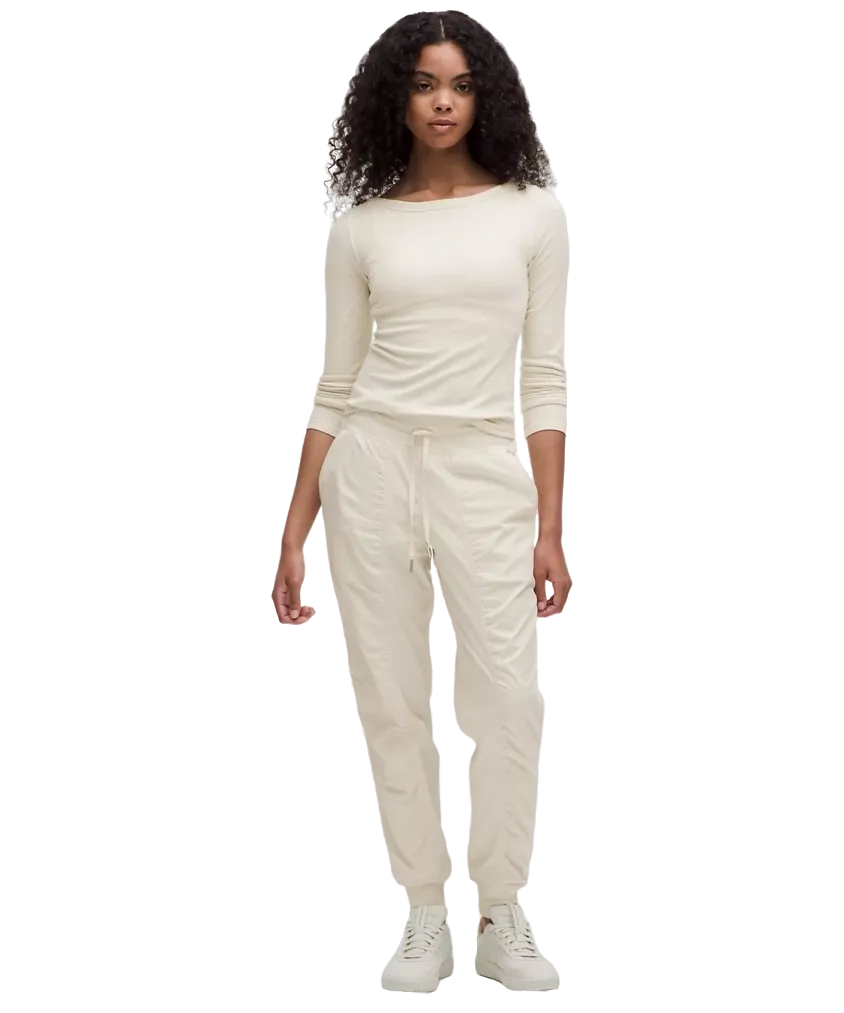 Lululemon Dance Studio Mid-Rise Jogger Full Length Light Ivory