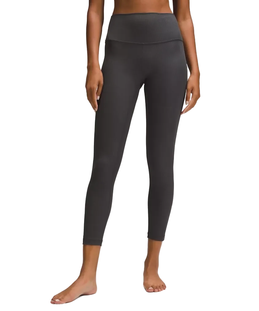 Lululemon Align™ High-Rise Ribbed Pant 25" Graphite Grey
