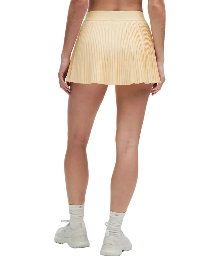 Lululemon Varsity High-Rise Pleated Tennis Skirt Butter Cream