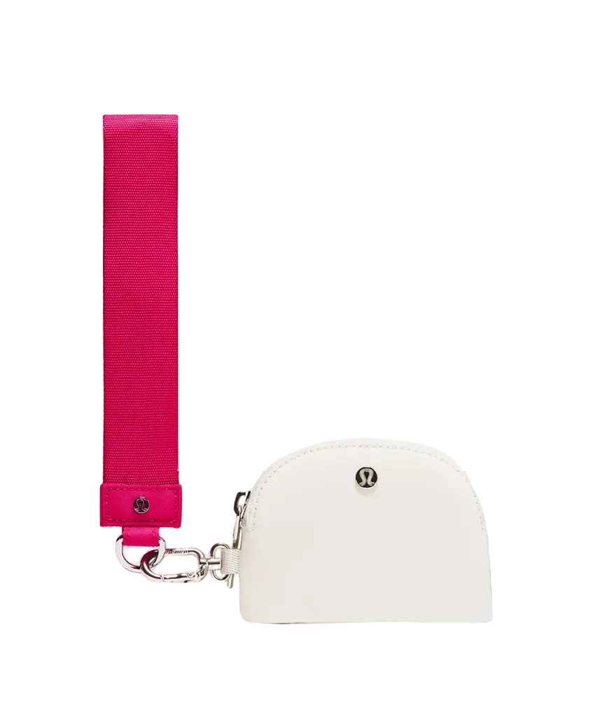 Lululemon Dual Pouch Wristlet Passionate/Bone