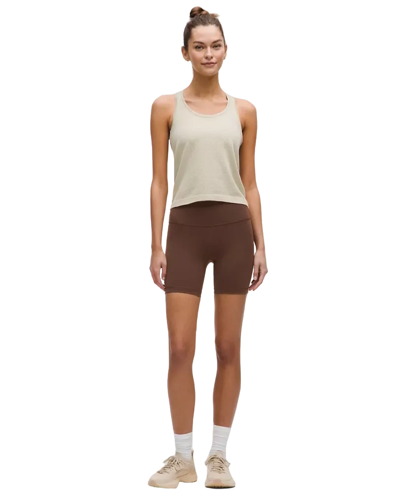 Lululemon Wunder Train High-Rise Shorts 6" Lava Cake