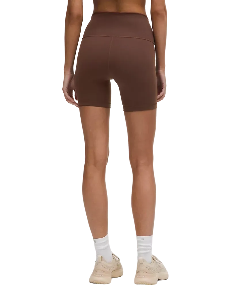 Lululemon Wunder Train High-Rise Shorts 6" Lava Cake