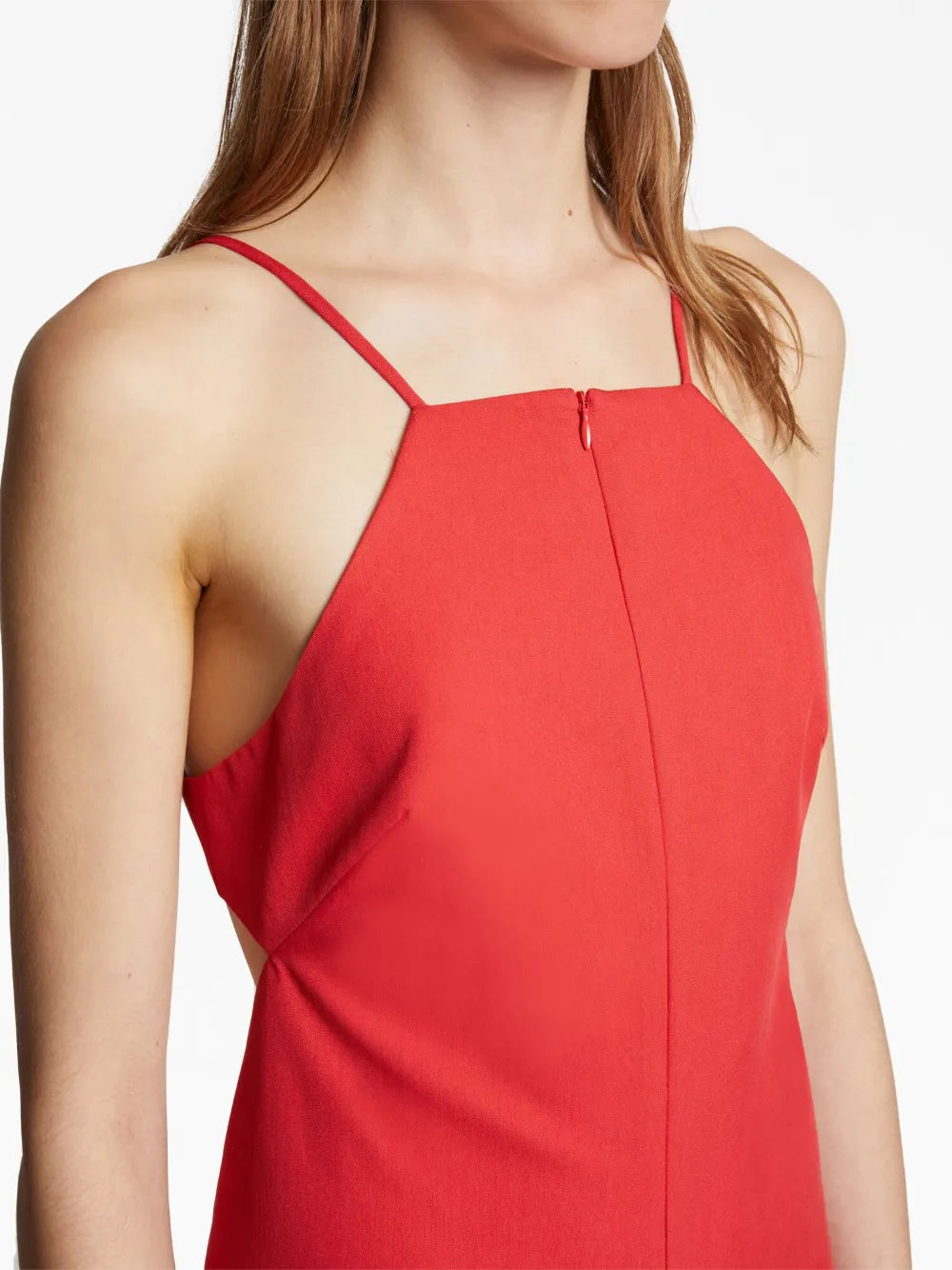 cut-out detailing sleeveless dress 