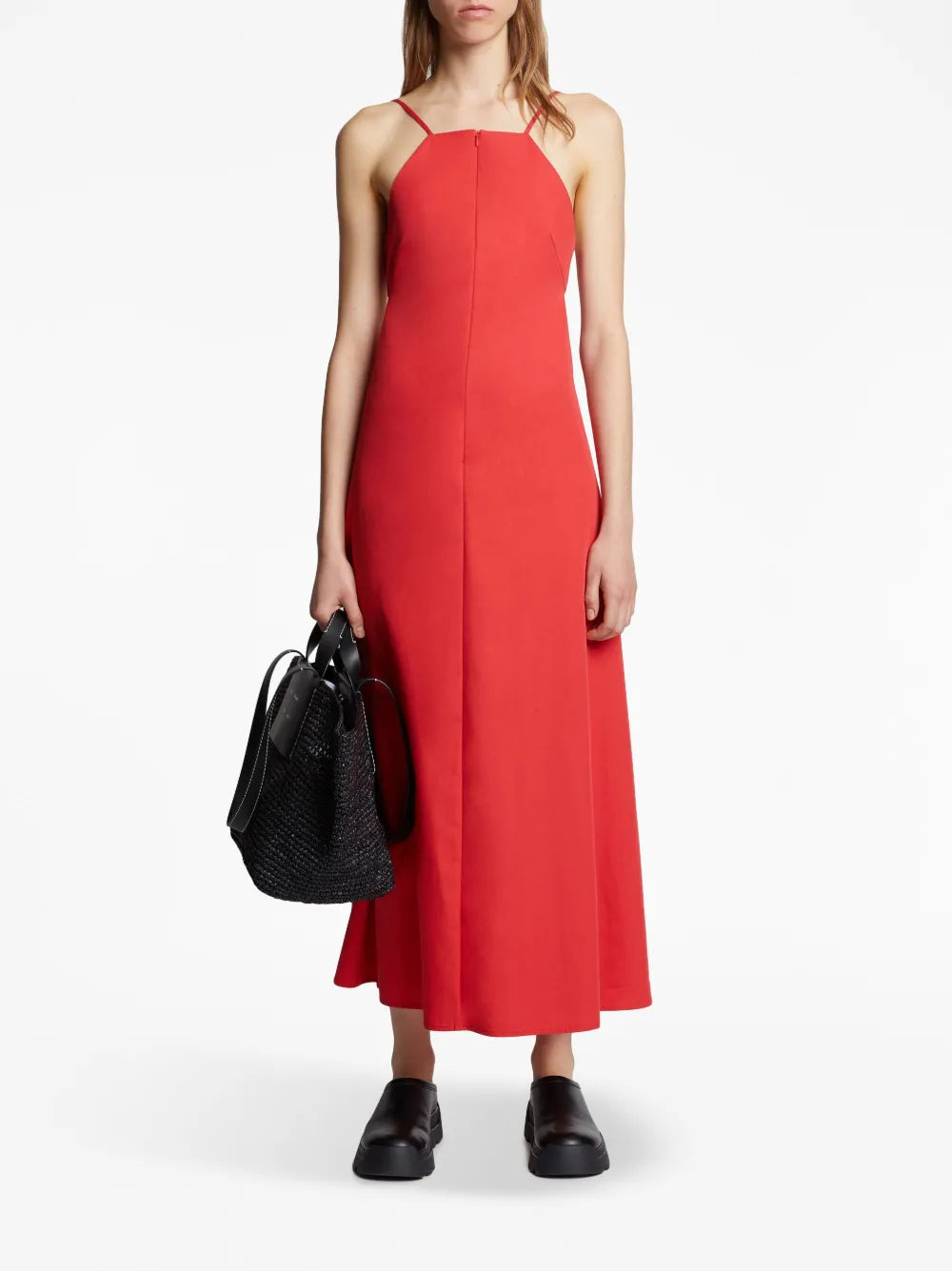 cut-out detailing sleeveless dress 