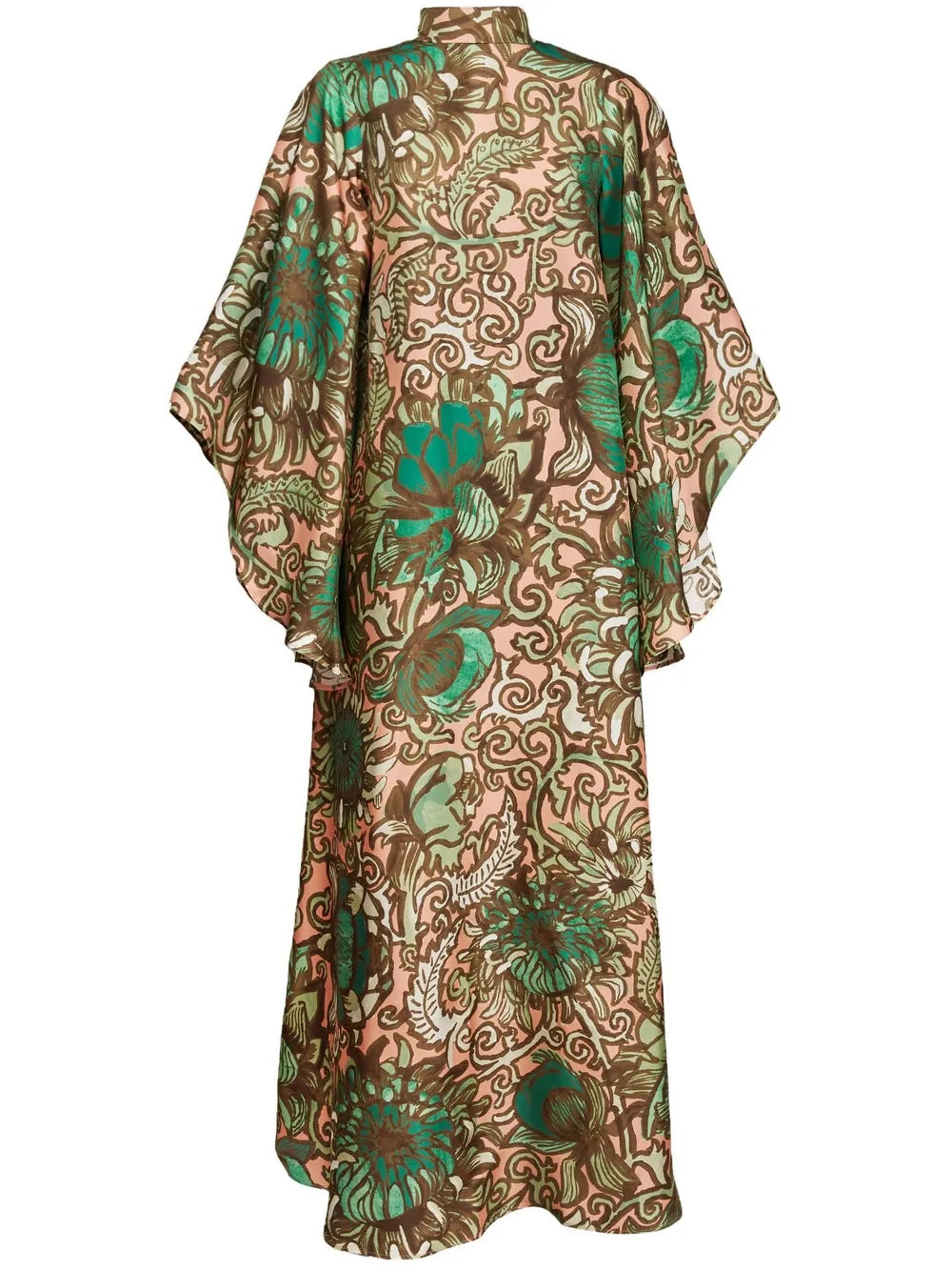 Magnifico floral-print silk maxi dress