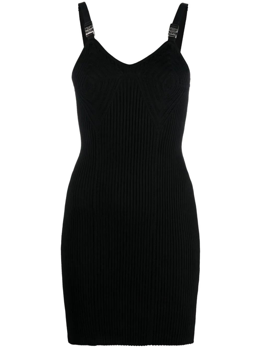 fitted sleeveless mini dress