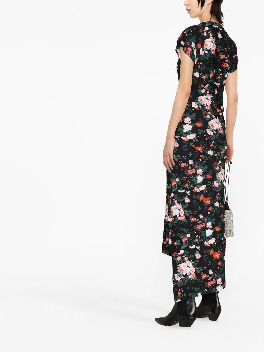 floral-print maxi dress