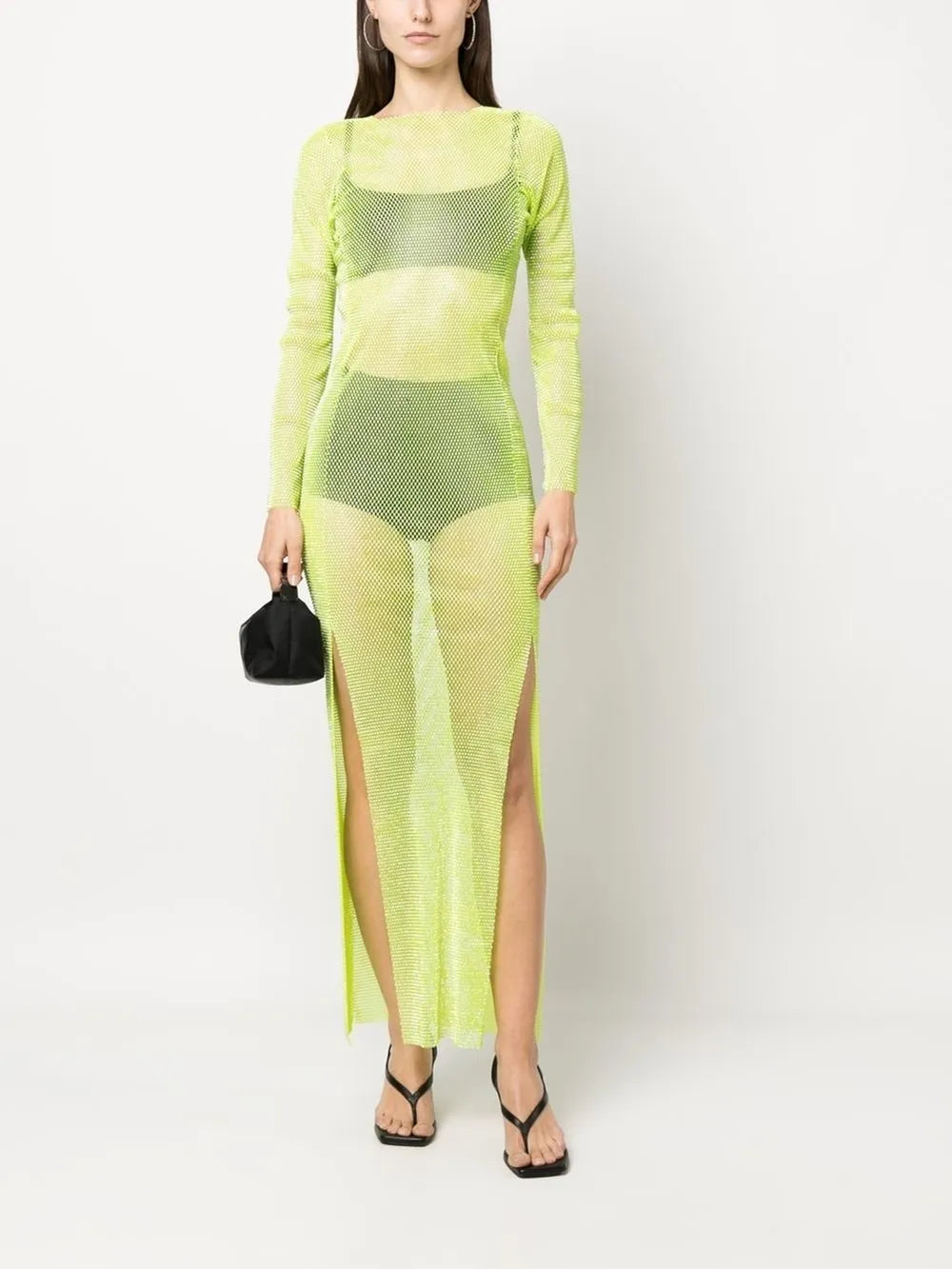 semi-sheer dress