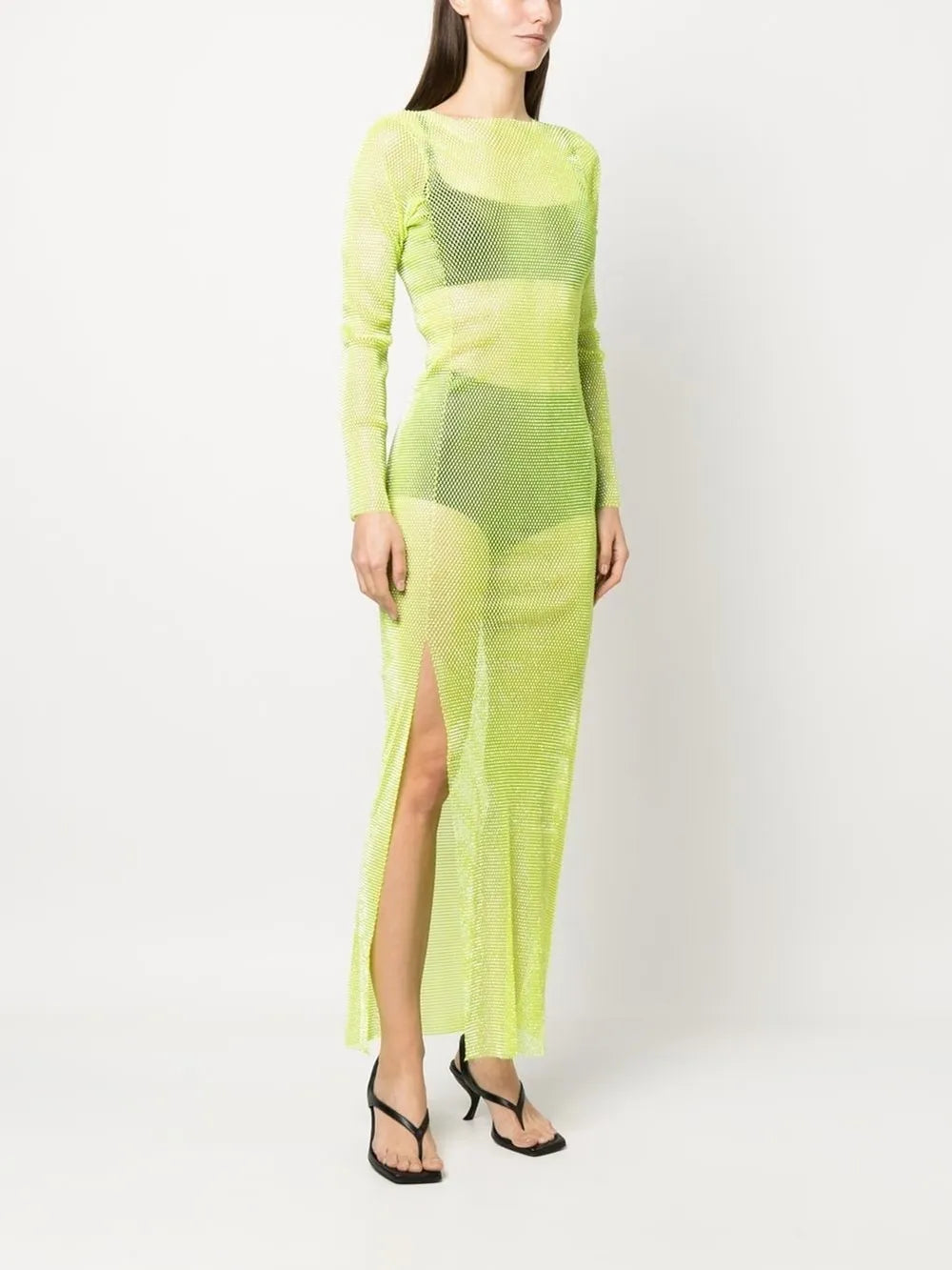 semi-sheer dress