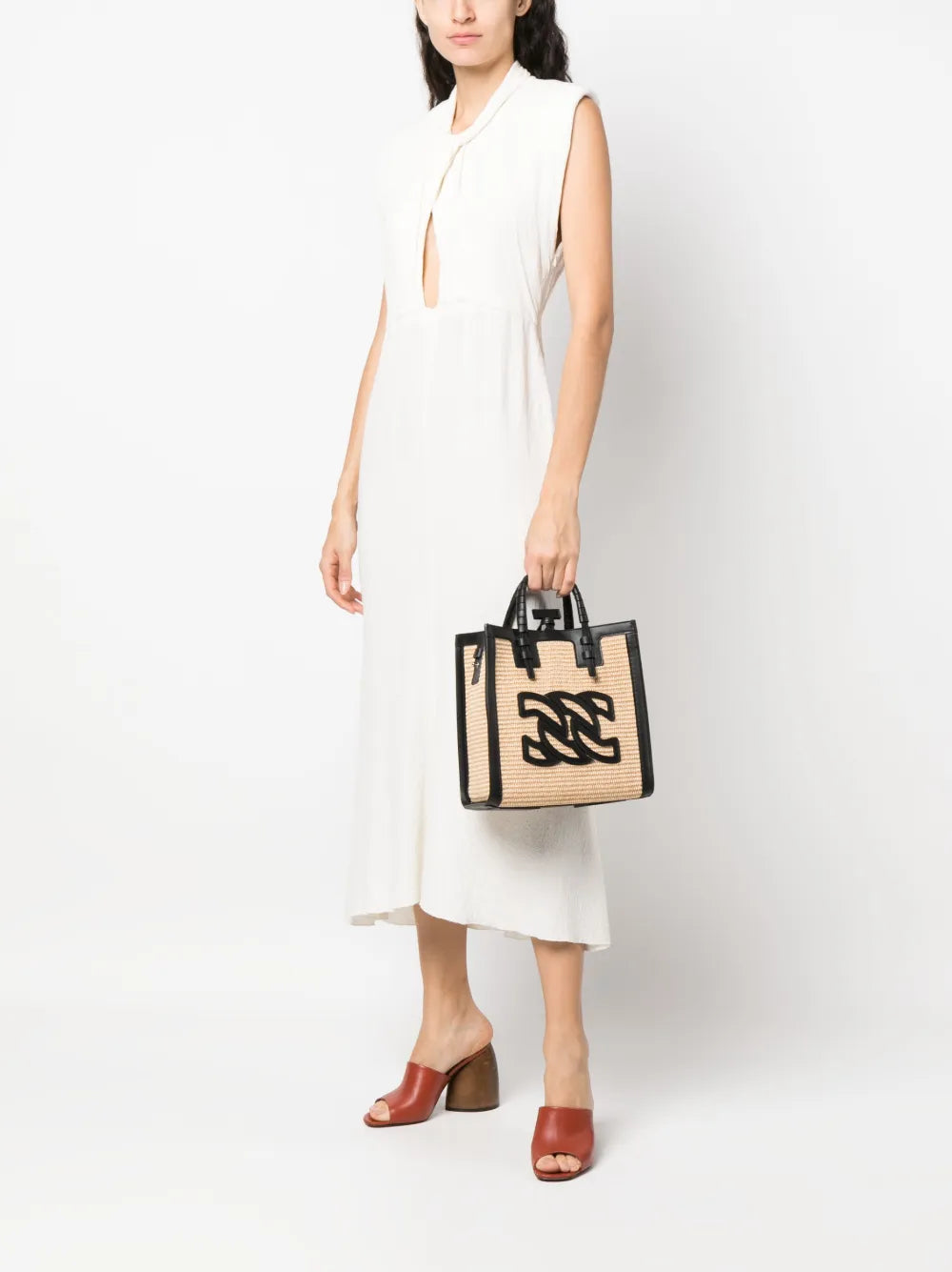 Baurivage woven tote bag