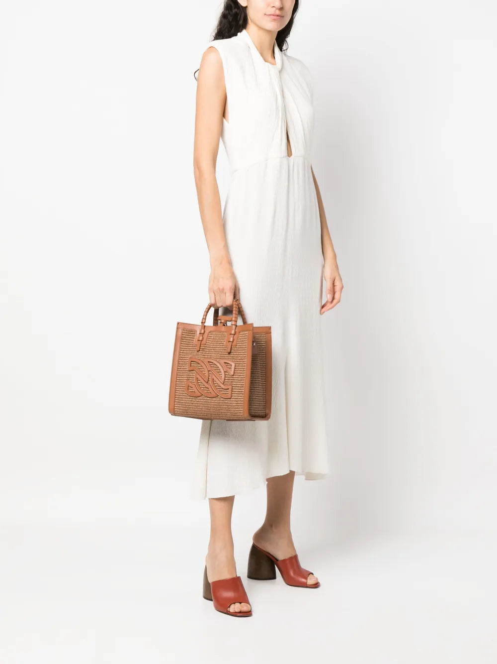 Baurivage woven tote bag