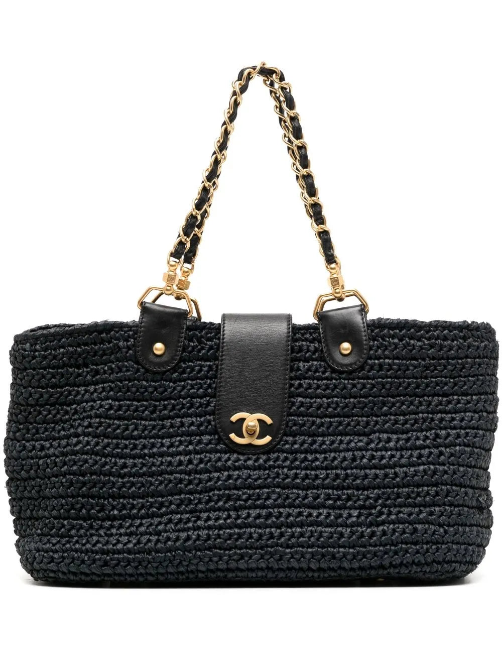 2005-2006 CC Turn-lock woven tote bag