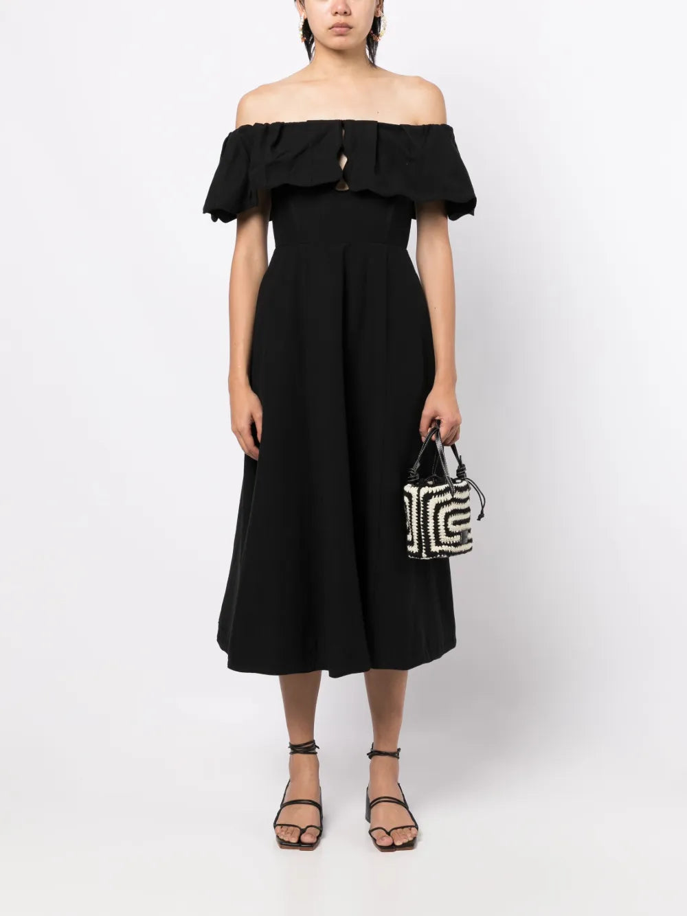 Leona cotton midi dress
