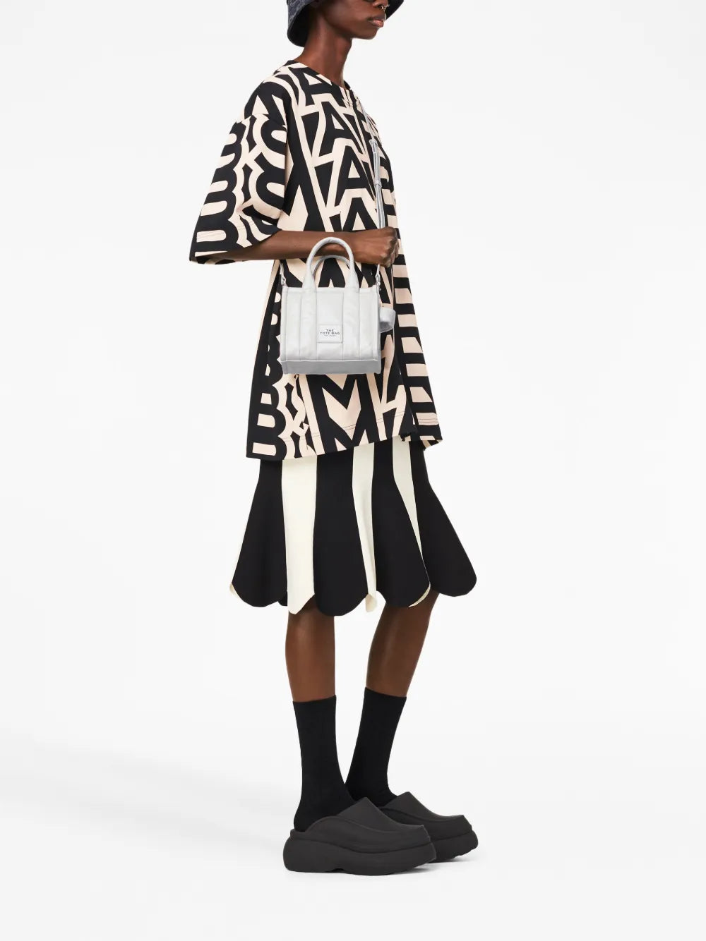 The Shiny Crinkle Crossbody Tote bag