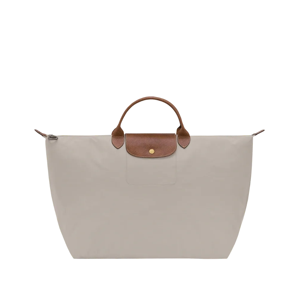 Longchamp Le Pliage Original L Travel bag Pebble - Recycled canvas