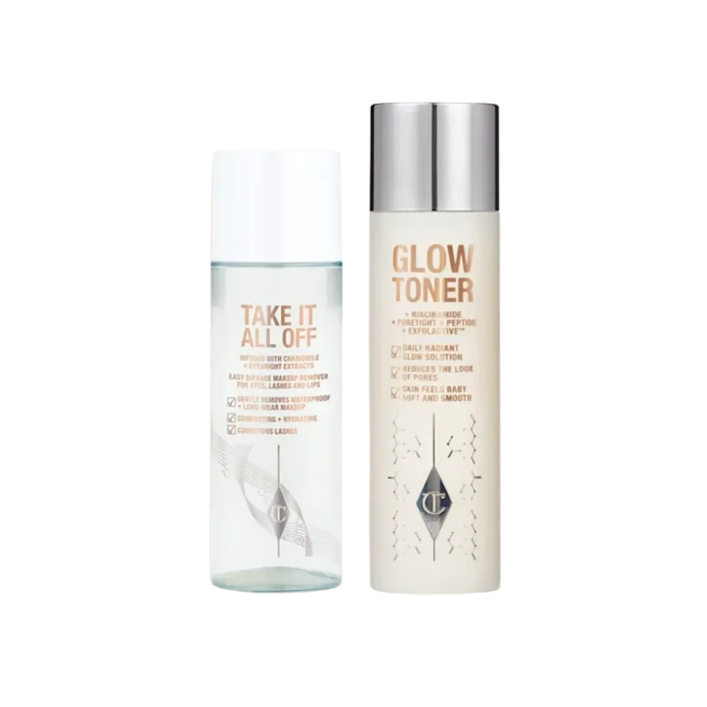 Charlotte Tilbury Take It All Off & Glow Skincare Kit