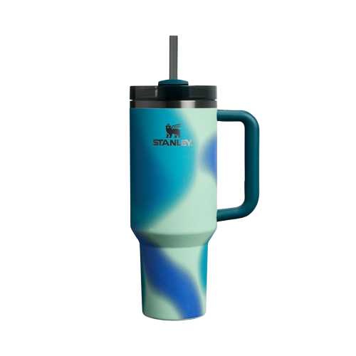 STANLEY TUMBLER Mug FlowState The New Frequency Coastal Teal Motion 40 oz