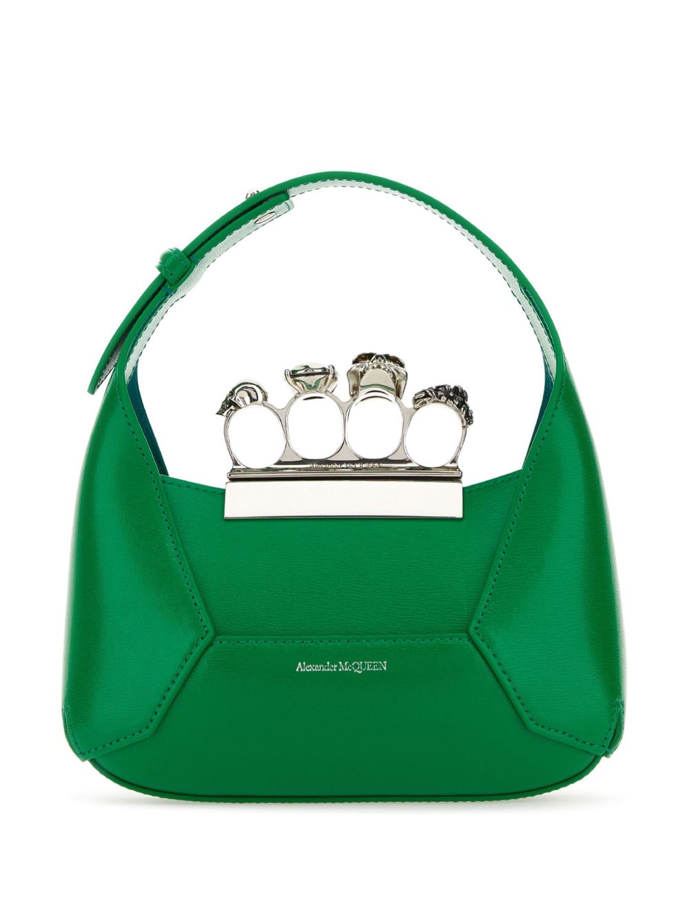 The Jewelled Hobo leather Mini Bag