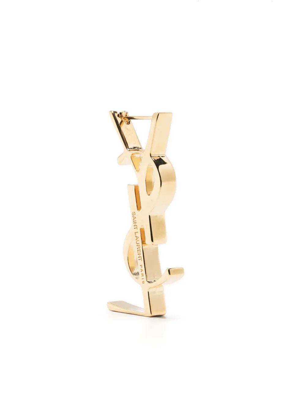 monogram-lettering earring