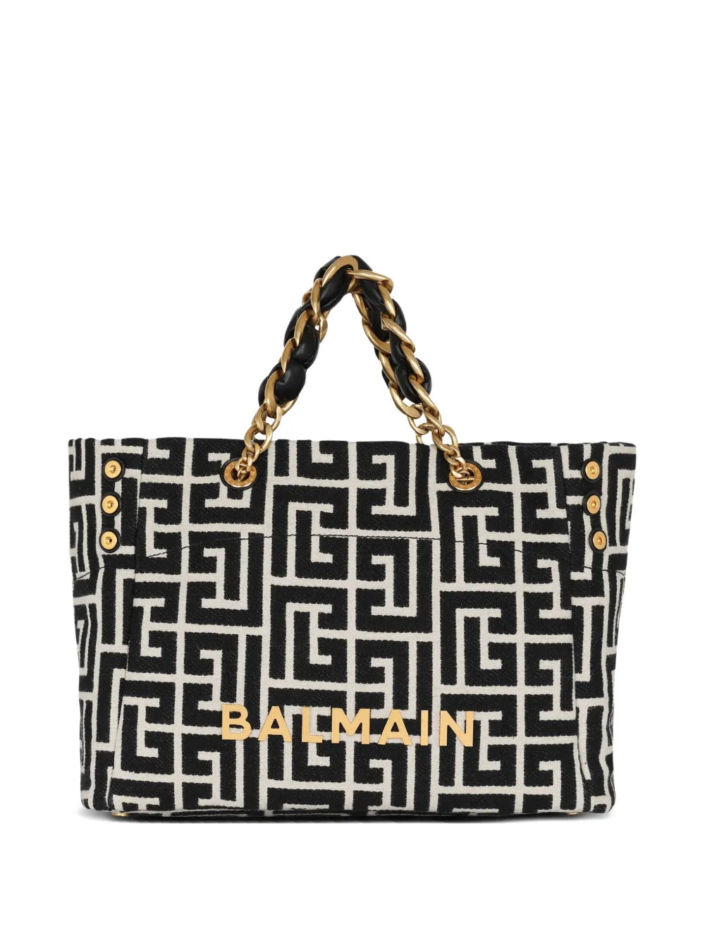 logo-plaque tote bag